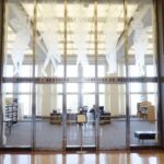 glass archive doors